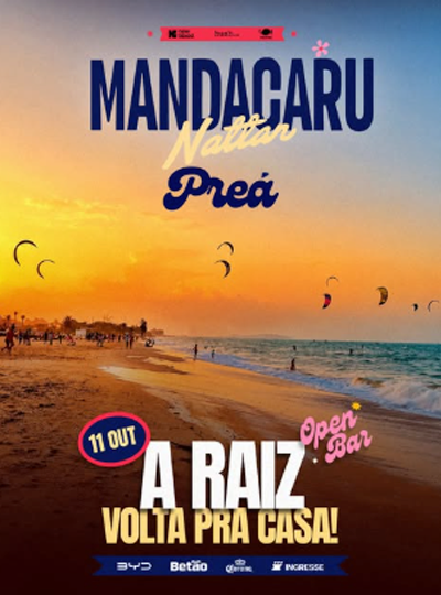 Cartaz do Mandacaru Native Preá, A Raiz Volta pra Casa, em 11 de outubro